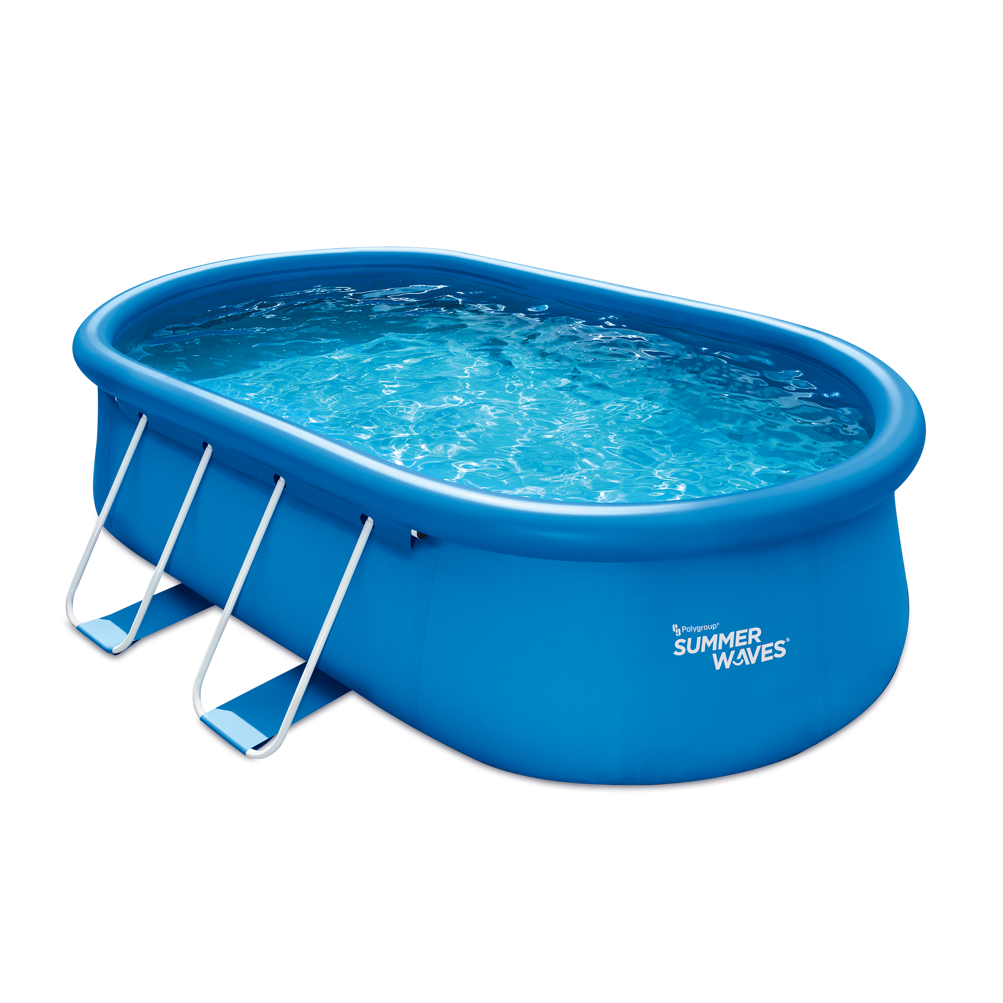 Summer Waves 15 ft Quick Set Oval Above Ground Swimming Pool