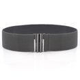 thumbnail image 2 of Baberdicy Belts for Women, Women Elastic Waist Belt Metal Buckle Waistband Solid Color Wide Corset Belt Female Apparel Accessories Belts One Size, 2 of 3