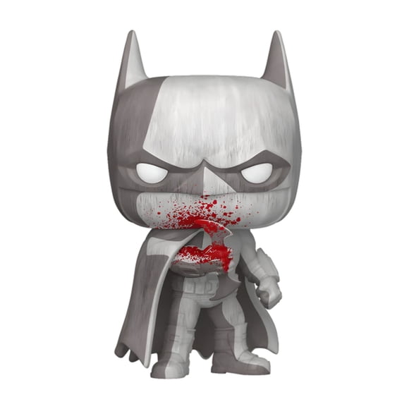 Figura Coleccionable Funko Pop Games Arkham City Batman Blanco y Negro Exclusivo 1 Pieza