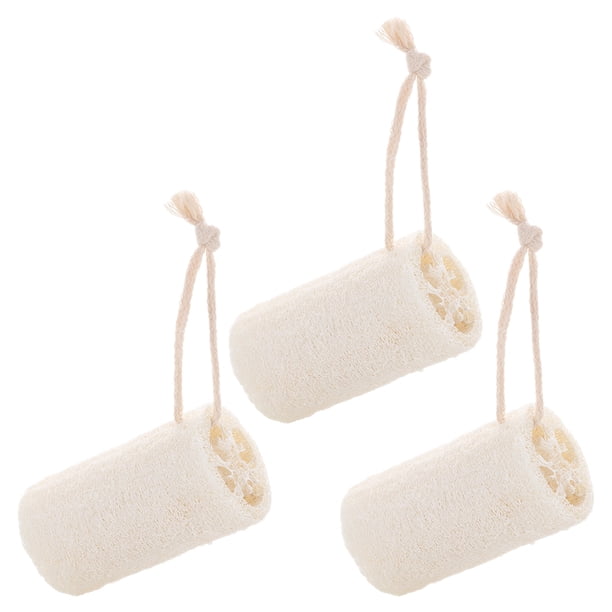 3 esponjas de lufa para lavar platos, esponja de lufa natural, suministros de cocina