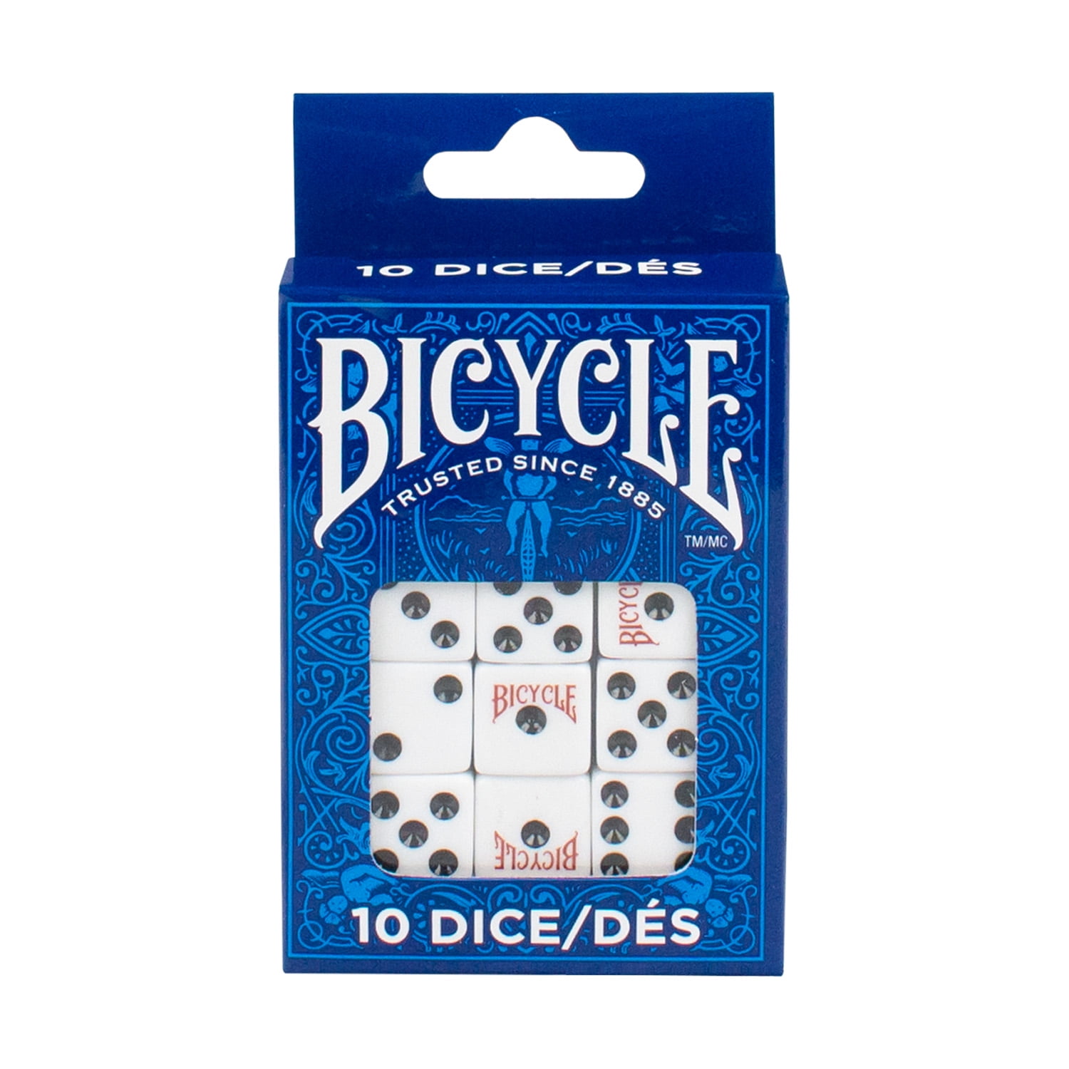 Lighthouse On The Rocks Dice Game Set with 3 Blue Dice 