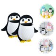 thumbnail image 4 of unbranded 2Ud Soporte Adhesivo Para Pared Color Negro En Forma De Pingüino Para Control Remoto Y Oficina, 4 of 8