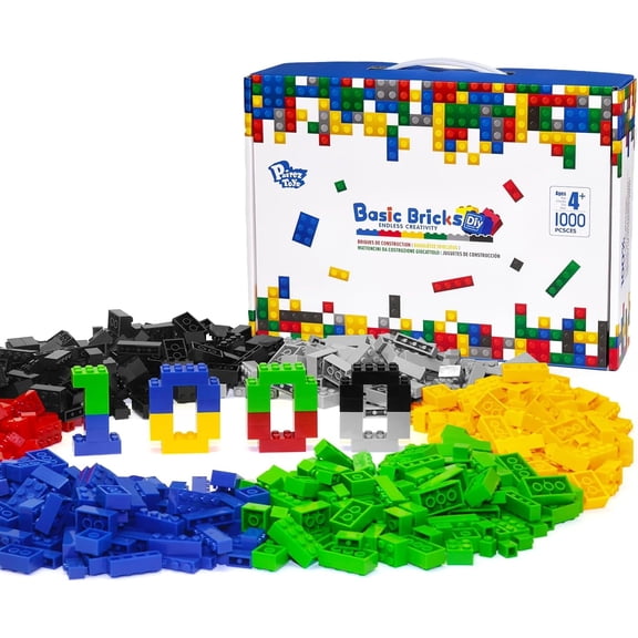 Pairez Toys 1000 Piece Classic Building Blocks Set, Starter Kit for Boys & Girls 4 