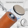 thumbnail image 4 of Rolling Knife Sharpener Kit Magnetic Angles and #1000/#400 Diamond Sharpening Stone Manual Roller Kitchen System with Finger Guard and Glove,Giftbox, 4 of 8