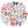 thumbnail image 1 of Paquete de 200 pegatinas para manualidades, pegatinas de coqueta, coloridas, estéticas, de PVC, con lazo, de vinilo, impermeables, retro, vintage, exquisitas, decorativas., 1 of 7