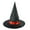 Red, variant on Witch Hat Halloween Pointed Top Hat Fun Wizard Cap for Holiday Halloween Party