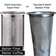 thumbnail image 2 of Coffee Filter for Wide Mouth Mason Jar, 304 Stainless Steel,Ultra Fine Mesh,Tea and Fruit infuser,Te, 2 of 5