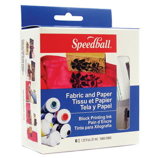 Speedball Fabric and Paper Block Printing Ink - Opaque White, 2.5 oz 