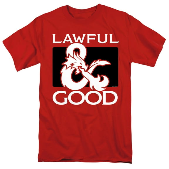 Dungeons And Dragons Lawful Good Unisex Adult T Shirt For Men And Women