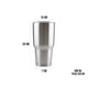 thumbnail image 3 of Vaso Termo Acero Inoxidable P/Cromo 30oz Térmico Frío Caliente, 3 of 9