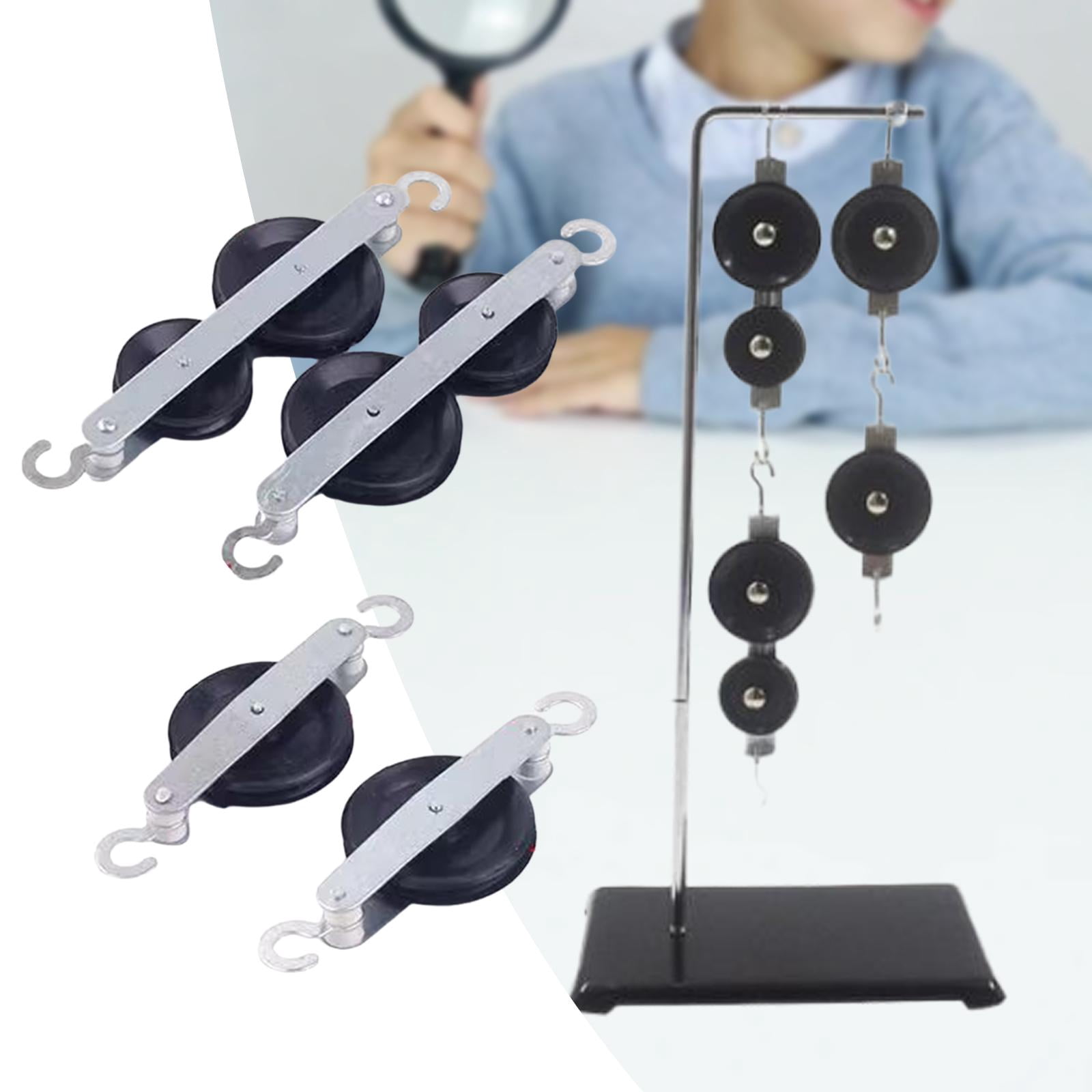 UKCOCO Physique du système de poulie : expériences de physique des blocs de poulie Kits scientifiques de laboratoire pour les élèves UKCOCO Physique du système de poulie : expériences de physique des blocs de poulie Kits scientifiques de laboratoire pour les élèves