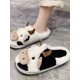 thumbnail image 2 of Women's Adorable Cow Slippers With Black Soft Plush And Head Design, Keep Warm At Home, 2 of 5