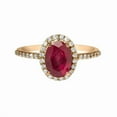 thumbnail image 5 of Natural Ruby Ring, AAA Ruby Gemstone Ring, July Birthstone, Zircon Ring, Womens Ring, Gold Micron, 925 Sterling Silver, Cocktail Tiny Ring, Dainty Minimalist Stacking jewelry, valentine Gift Ring, 5 of 5