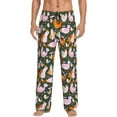 thumbnail image 1 of Fotbe Roosters and Chicks Pantalones de Pijama para Hombre, Pantalones de Dormir, Pantalones de Casa con Cintura Ajustable y Bolsillos-Medium, 1 of 6