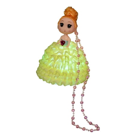 

Cute Luminous Doll Colorful LED Night Light With Soft Lighting Pendant For Girls Toys Kids Push