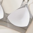 thumbnail image 4 of Viluyesy Womens Medium Support Sports Bras, Cotton Breathable Comfort Fitness Yoga Workout Underwear Gray Free Size, 4 of 4