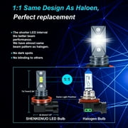 For Ford FOCUS 2012-2018 LED Headlight Bulbs,H1 High Beam+H11 Low Beam+H11 LED Fog Light Bulbs,6pcs