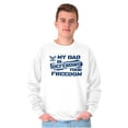 thumbnail image 5 of US Navy Logo Dad Defending Freedom Sweatshirt for Men or Women Brisco Brands X, 5 of 6