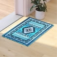 thumbnail image 2 of Flash Furniture Ventana Rectangular Southwestern Black, Grey, Turquoise Area Rug, 2' x 3', 2 of 7