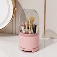 thumbnail image 1 of Plastic Makeup Brush Holder With Lid Brushes Display Case For Cosmetic Brush StorageThe Cherry Blossom Powder, 1 of 1