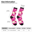 thumbnail image 2 of Fotbe Vintage Flowers Calcetas Largas con Estampado para Hombre y Mujer – Calcetas de Compresión Transpirables y Elásticas, Viajar y Uso Diario Talla 5-11, 2 of 6