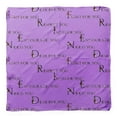 thumbnail image 4 of Bimba Purple Quotes Text Printed Pure Silk Scarf For Hair Neck Head Bandanas For Women 40 x 80 Inches, 4 of 6