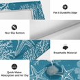 thumbnail image 5 of Blue Coastal Outdoor Rug 5x8 Ft, Non Slip Washable Area Rug, Starfish Coral Summer Beach Ocean Patio Rugs Carpet Runner, Large Floor Mat for Indoor/Outdoor Deck Porch Camping, 5 of 8