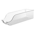 thumbnail image 3 of Contenedor de almacenamiento de plástico, contenedor de almacenamiento de plástico transparente, organizador para refrigerador, contenedor transparente, organizador para refrigerador, funcionalidad versátil, 3 of 8