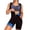 Blue, variant on Sauna Suit For Women, Sleeveless Belly Sweat Waist Trainer Jumpsuit, Full Body Slimming Workout Shaperwear Bodysuit