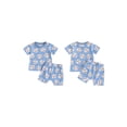 thumbnail image 2 of AceBaby Toddler Baby Boy Summer Baseball Short Sleeve Shirt and Shorts Outfit Set,3M-3T, 2 of 9