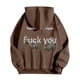 thumbnail image 3 of WILLBEST Sudaderas Deportivas para Hombre, Suéter con Capucha y Bolsillo De Manga Larga para Otoño e Invierno, con Estampado De Conejo Divertido De Color Sólido para Hombre y Mujer XGrande, 3 of 5