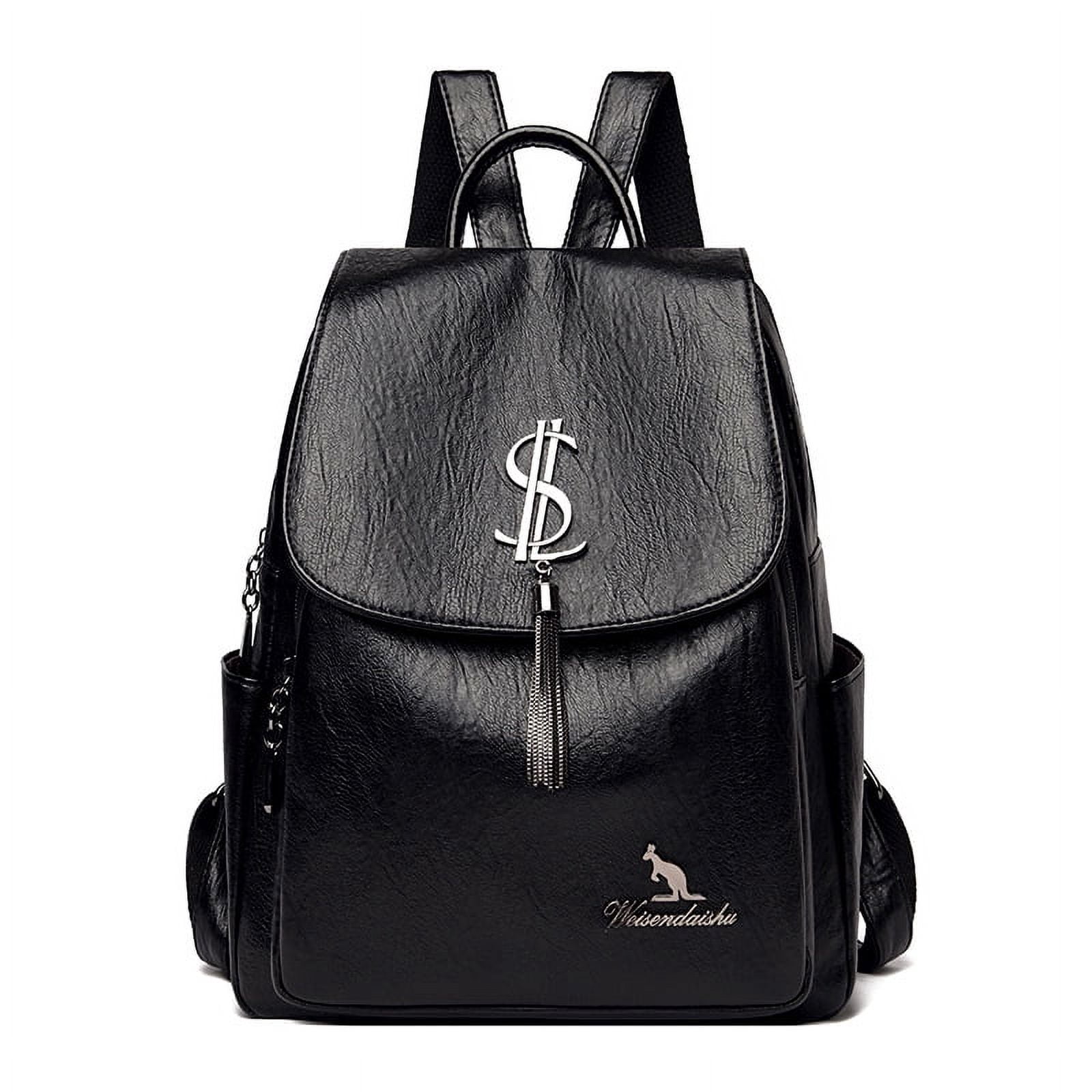 Le Donne Leather U-Zip Mini Backpack LD-030 - Walmart.com