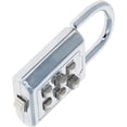 thumbnail image 4 of HUGFEGWE 6 Digit Button Combination Security Padlock Digital Lock for Suitcase Luggage Drawer Door Toolbox,Fixed Gym Cabinet Door Toolbox Padlock Gym Sports School and Employee Lock,Silver UA824-6859, 4 of 8