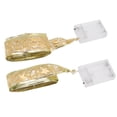 thumbnail image 2 of Ribbon Fairy Lights,2 Pcs Christmas Ribbon Golden Christmas Ribbon Lights Christmas Ribbon Fairy Lights Smart Functionality, 2 of 12