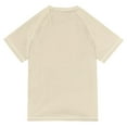 thumbnail image 6 of FORMRS Boys Rash Guard with Short Sleeves UPF 50+ Swim Shirts Sizes 3-12T, Beige Wildflowers, 6 of 6