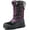 Purple, variant on Pennysue Women's Mid-Calf Snow Boots Black Warm Faux Fur Lined Winter Boots Insulated 6M
