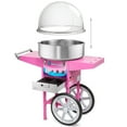 thumbnail image 4 of Olde Midway Cotton Candy Machine with Cart and Bubble Shield, Electric Candy Floss Maker, 4 of 7