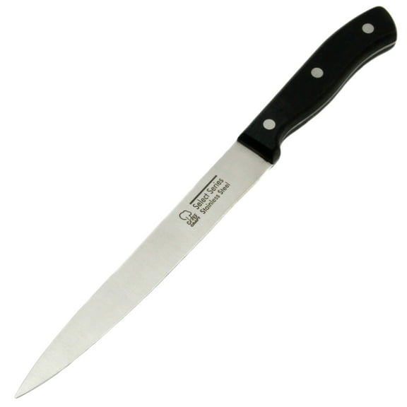 Chef Craft Select Carving Knife, 8 inch Blade 13 inches in Length, Stainless Steel/Black