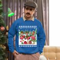 thumbnail image 5 of Funny Flamingo Christmas Sweatshirt – Holiday Crewneck Pullover for Men and Women, 5 of 5