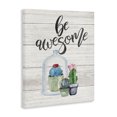 thumbnail image 2 of Stupell Industries Farmhouse Be Awesome Cactus Succulents Watercolor Canvas Art, 24 x 30, by Jo Moulton, 2 of 7