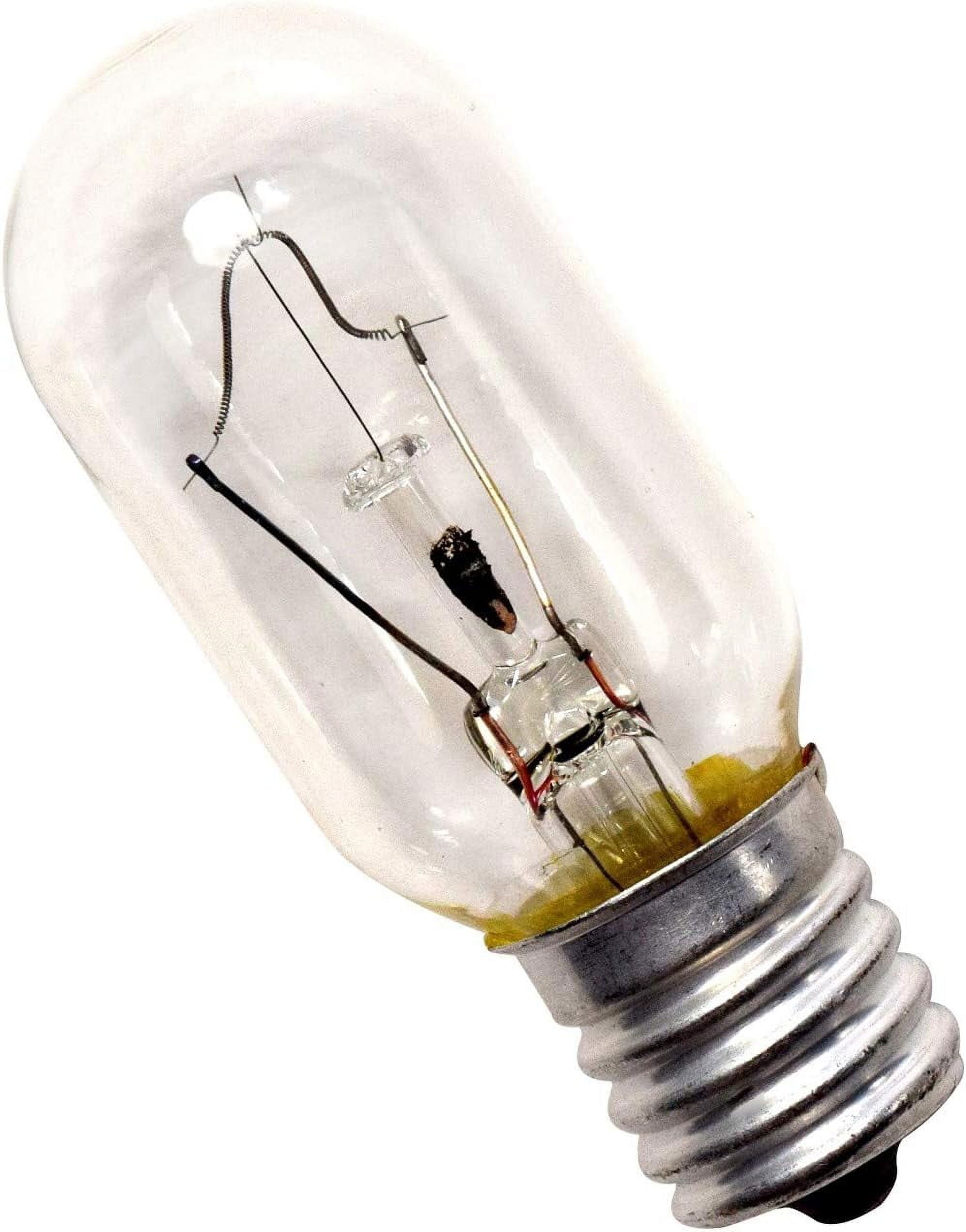 Jensense Microwave Light Bulbs Under Hood E17 LED Bulb Equivalent 40 watt  Appliance Bulb Range Hood Light Bulbs 125V 4W 5000K Daylight Dimmable LED  Light Bulbs, 2 Pack 