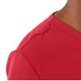 thumbnail image 3 of ave. Lex Women's Three Pocket V-Neck Tunic Scrub Top in Red, L, 3 of 6