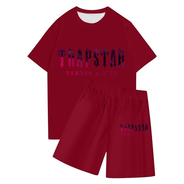 Conjunto De Chándal Y Camiseta Con Estampado De Playera Para Hombre It Sa Secret
