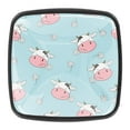 thumbnail image 1 of 4 Pcs Square Cabinet Handle Cupboard Knob Drawer Pulls Handle Cute Cows Drawer Knobs with Screws Furniture Decoration, 1 of 5