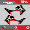 thumbnail image 3 of Kalair GFX Graphics Kit for Honda CRF250L (2017-2020) Lightning Series, 3 of 5