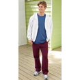 thumbnail image 4 of Jerzees Mens NuBlend Pocketed Open-Bottom Sweatpants, XL, Ash, 4 of 7