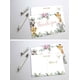 thumbnail image 4 of Yuansail Safari Baby Shower Tarjetas postales de agradecimiento Tarjetas postales de agradecimiento floral de animales de la selva 25 tarjetas - (bb002-ganxie), 4 of 5