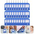 thumbnail image 4 of Miangastore Ink Protection Numbered Key Tags Blue ABS Plastic Cover 35Pcs 1.6x1.1x0.2in, 4 of 9