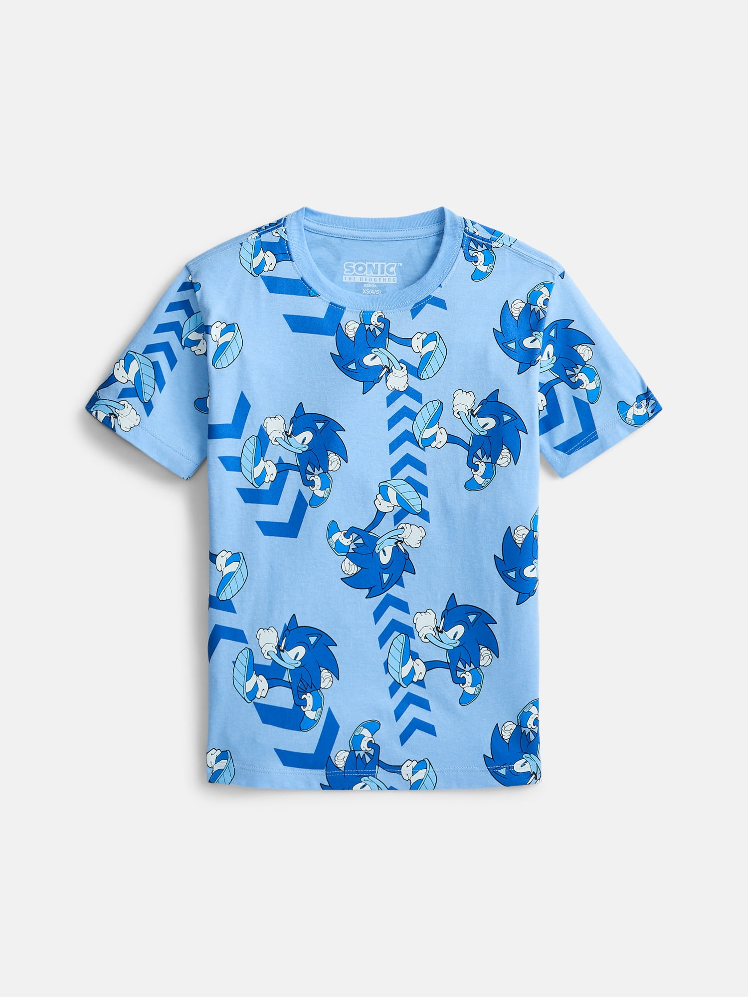Sonic the Hedgehog Boys Crewneck Graphic Tee with Short Sleeves, 3-Pack, Sizes XS-2XL
