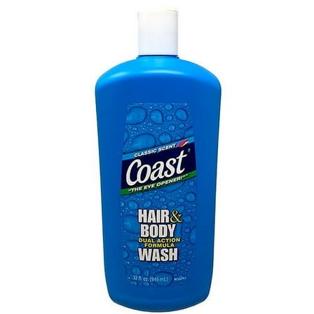 Coast Classic Scent Hair And Body Wash, 32 Oz..